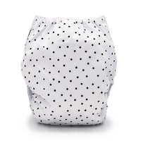 Polka Dot Pocket Cloth Diaper - "Tiger Lily" Print with Insert