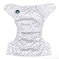 Polka Dot Pocket Cloth Diaper - "Tiger Lily" Print with Insert