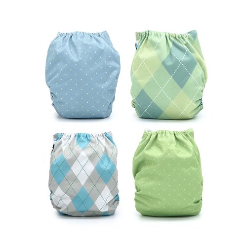 Regent Street Collection, 4 pocket cloth diapers with 3-layer diaper inserts