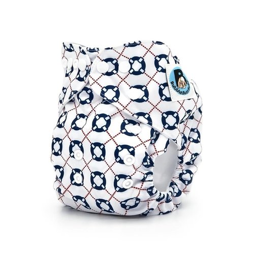 Yachtsman Collection, 6 pocket cloth diapers with 3-layer diaper inserts