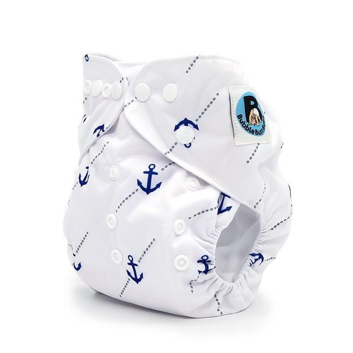 Yachtsman Collection, 6 pocket cloth diapers with 3-layer diaper inserts