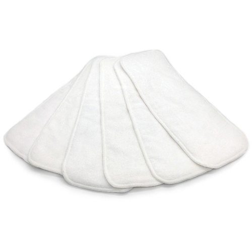 Jolie Fleur Collection, 6 pocket cloth diapers with 3-layer diaper inserts