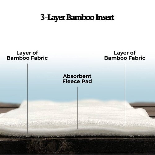 Bamboo Cloth Diaper Insert *Booster* (6 pack)